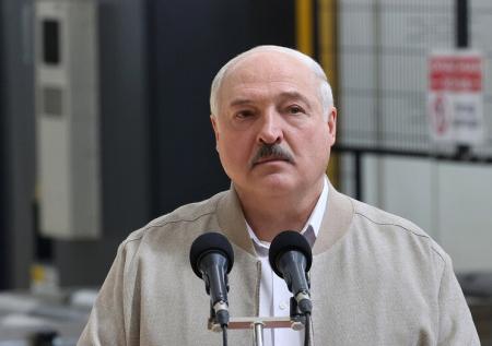 Лукашенко вышел на улицу и нарубил дров