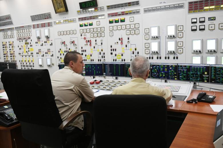 Центральный пункт управления на Запорожской атомной электростанции