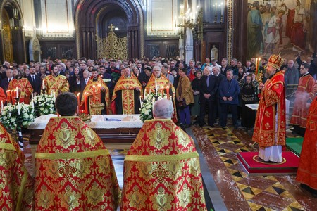 На прощании с Церетели заметили представителей грузинской диаспоры