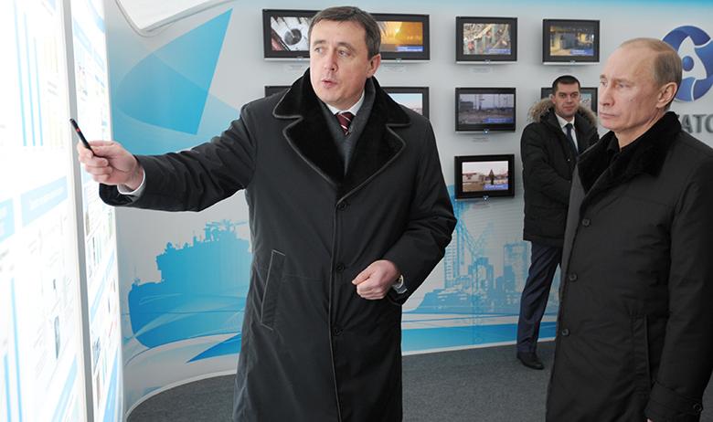 Валерий Лимаренко и Владимир Путин