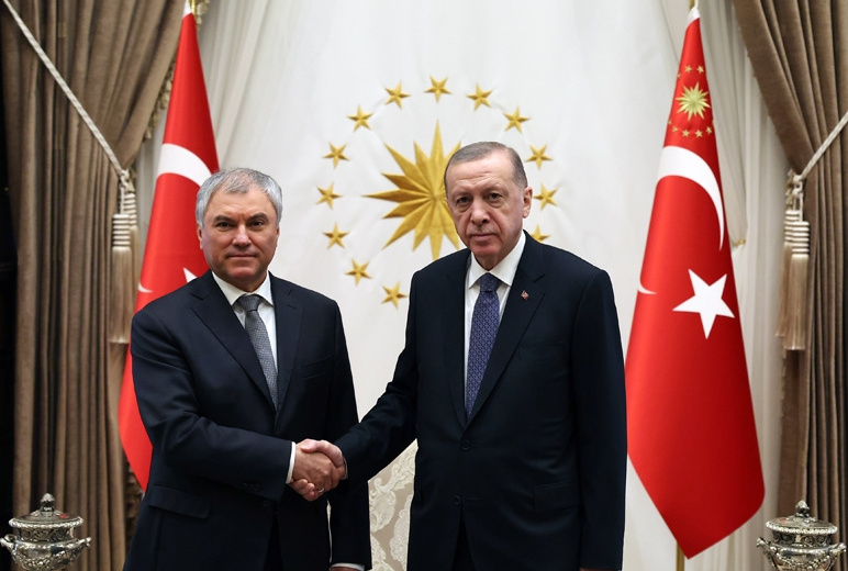 Вячеслав Володин и Реджеп Тайип Эрдоган