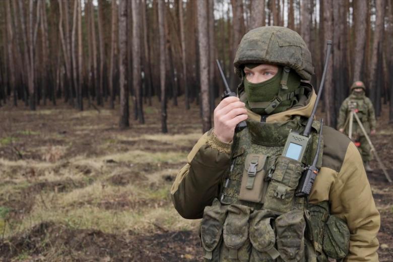 Военнослужащий ВС РФ в зоне проведения СВО