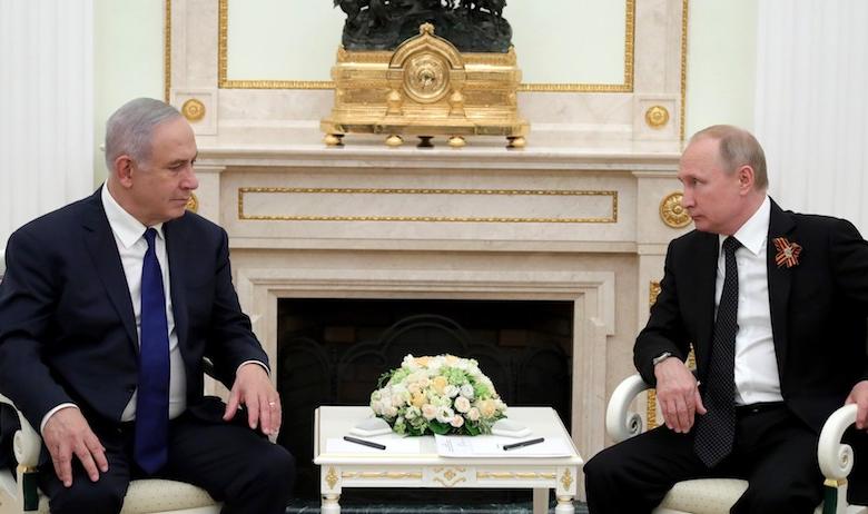 Биньямин Нетаньяху и Владимир Путин