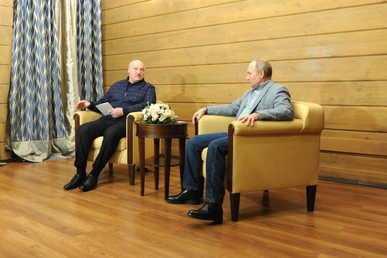 Александр Лукашенко и Владимир Путин