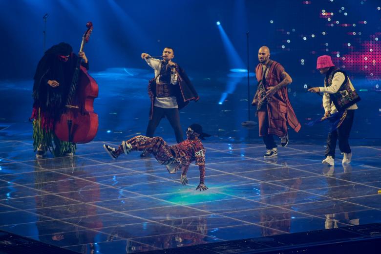 Украинская группа Kalush Orchestra на Евровидении-2022