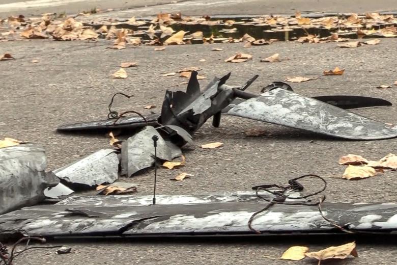 Обломки боеприпаса на территории Запорожской АЭС (ЗАЭС)