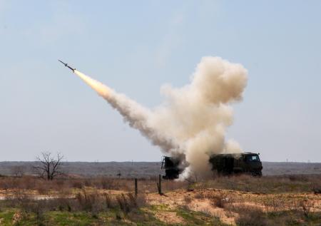 Минобороны опубликовало кадры уничтожения беспилотника комплексом «Панцирь»