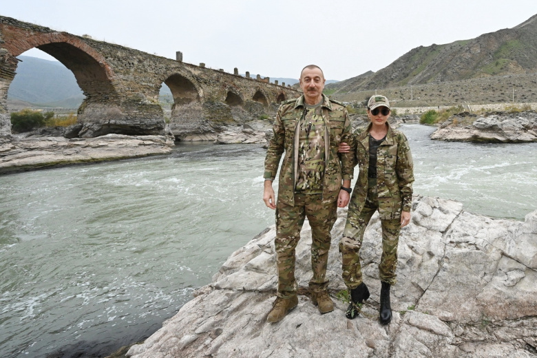 Ильхам Алиев с женой Мехрибан