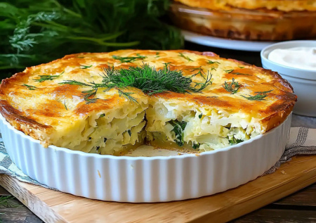 Единство простоты и вкуса: рецепт заливного пирога с капустой на кефире