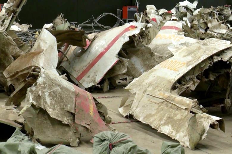 Обломки самолета Ту-154М