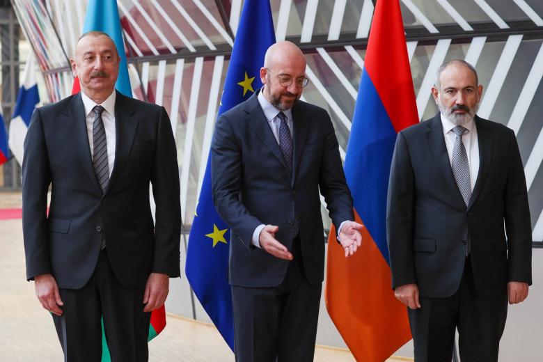 Ильхам Алиев, Шарль Мишель и Никол Пашинян