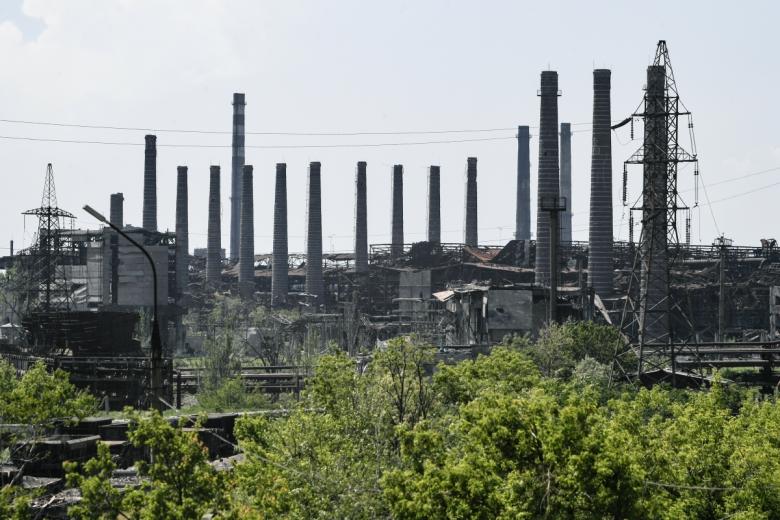 Территория металлургического комбината «Азовсталь»