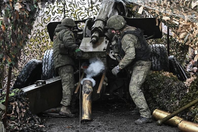 Боевая работа расчета пушки М-46 в зоне СВО