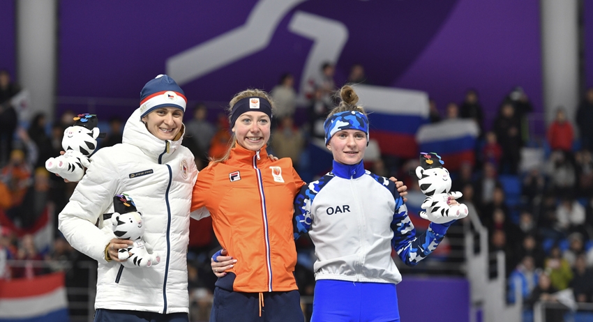 Мартина Сабликова, Эсме Виссер и Наталья Воронина