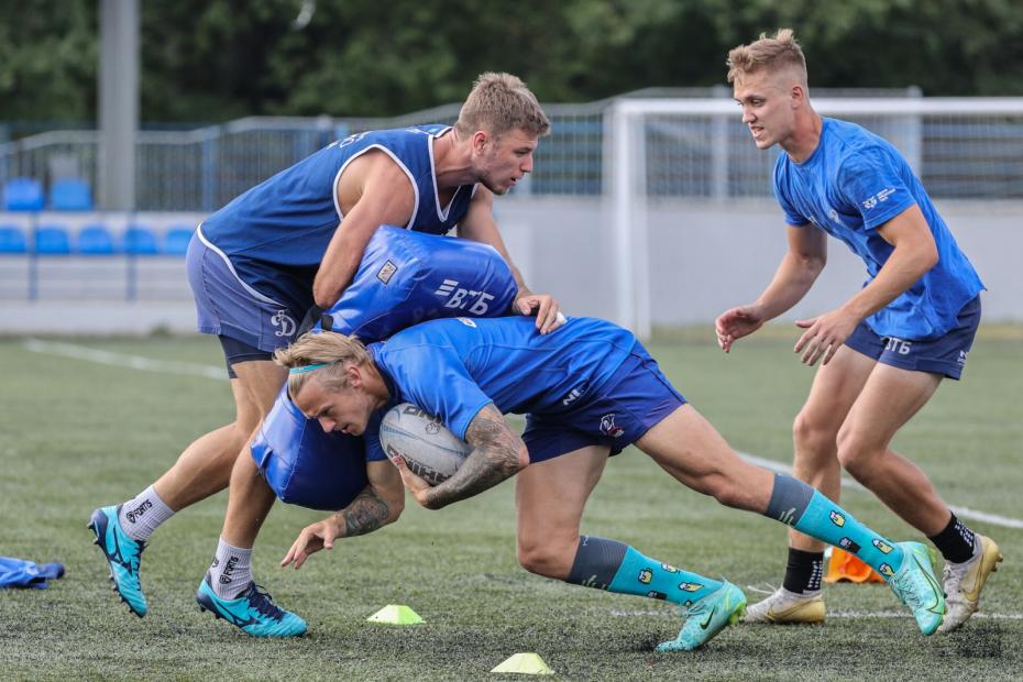 Тренировка регбийного клуба «Динамо»