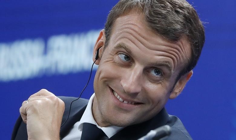 Президент Франции Эммануэль Макрон 