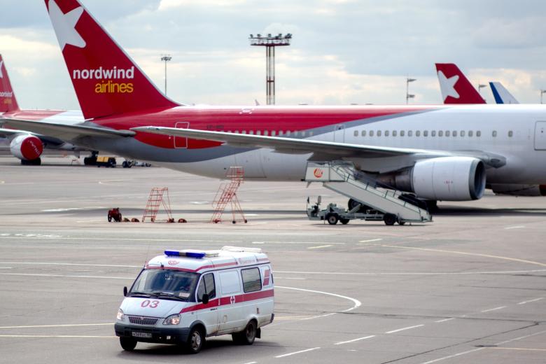 Самолет авиакомпании Nordwind