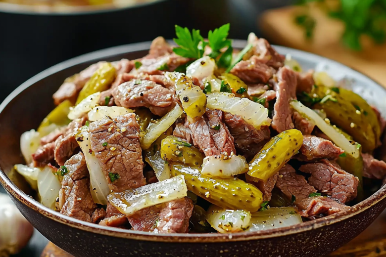 Салат с мясом «Шахтерский»