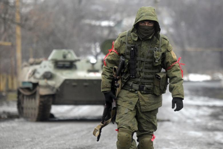 Боец Народной милиции Донецкой Народной Республики