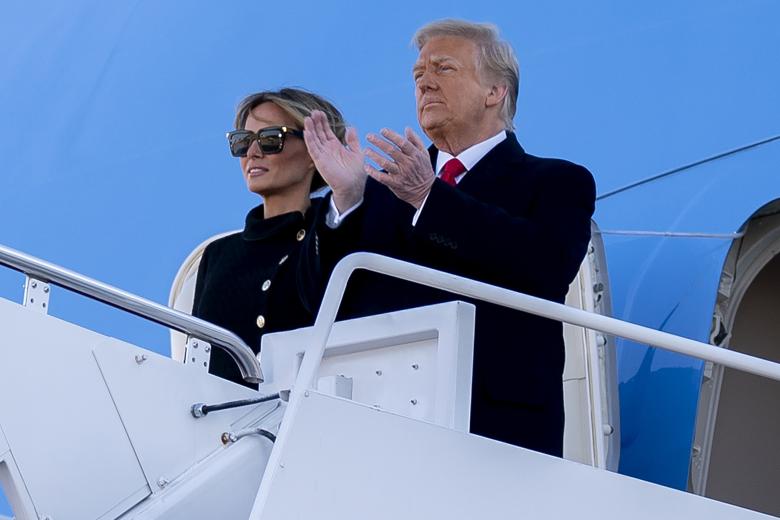 Мелания и Дональд Трамп
