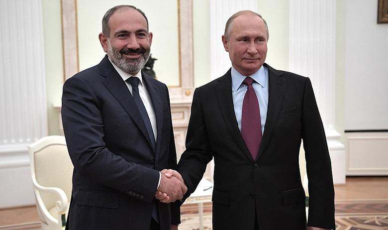 Никол Пашинян и Владимир Путин