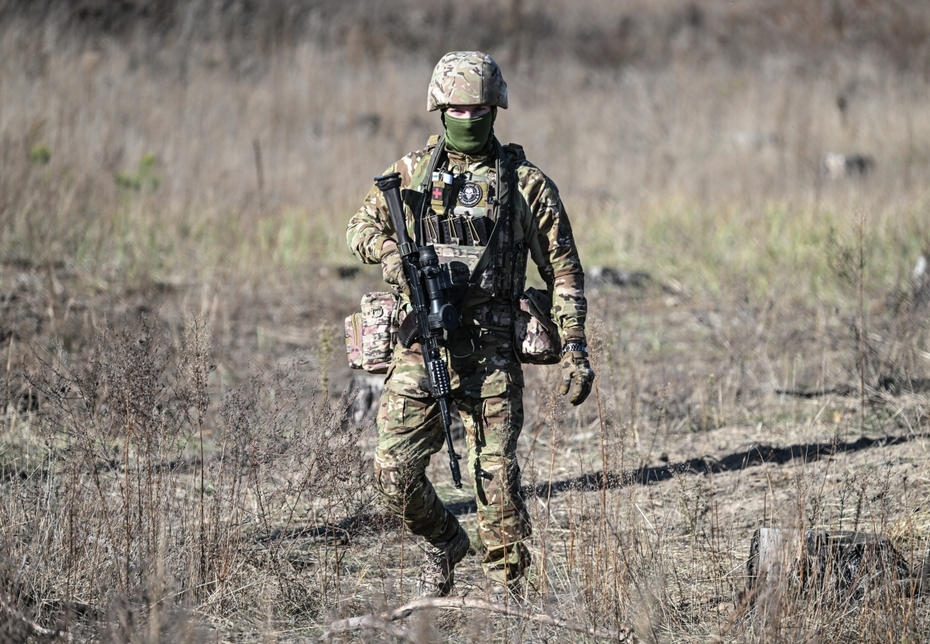 Боец подразделения «Ахмат»