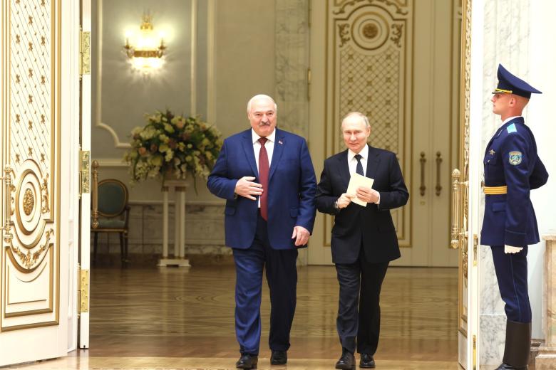 Владимир Путин и Александр Лукашенко