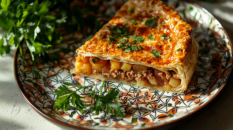Татарские рецепты: пошаговый рецепт сытного пирога с мясом и картошкой