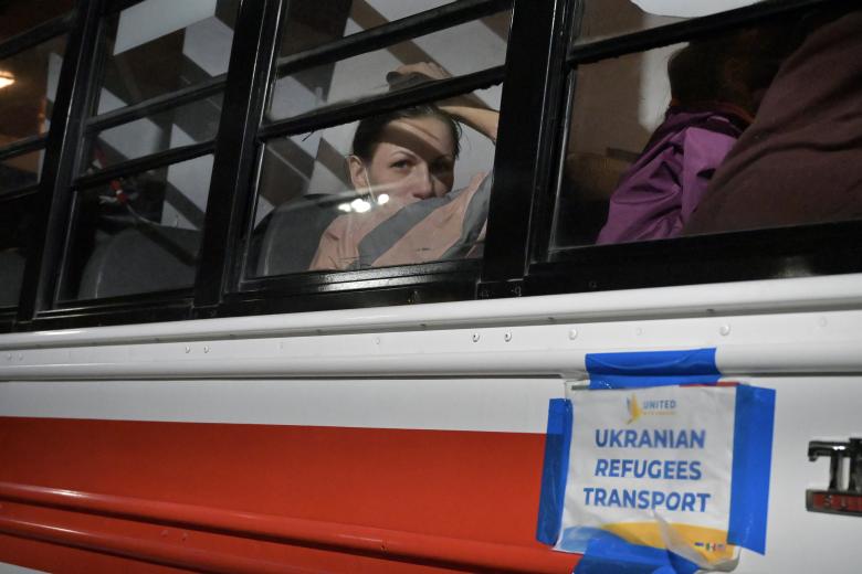 Автобус с беженцами