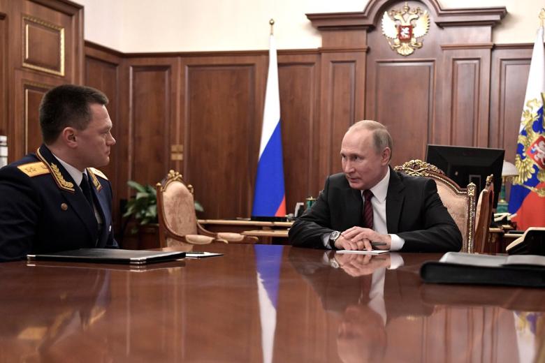 Игорь Краснов и Владимир Путин