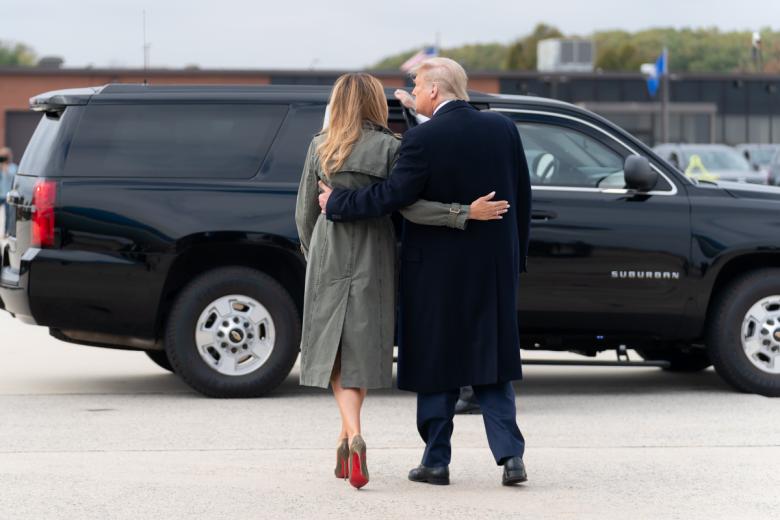 Мелания и Дональд Трамп