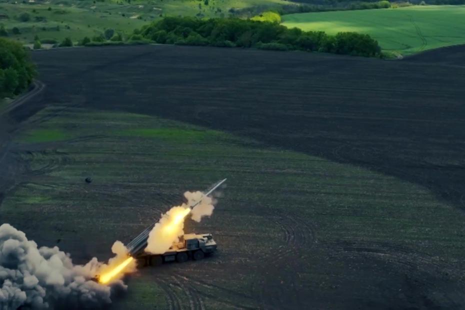 Боевая работа расчетов РСЗО «Смерч»