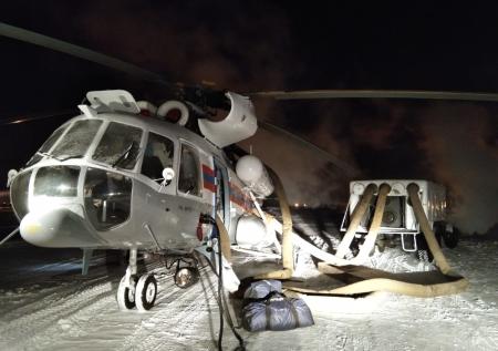Вертолёт МЧС вылетел на помощь экипажу судна «Григорий Ловцов»