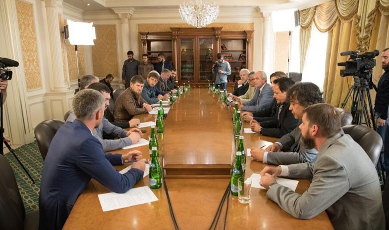 Встреча итальянской делегации с правительством Чечни