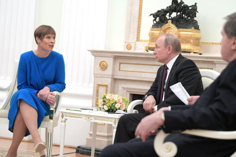Керсти Кальюлайд и Владимир Путин
