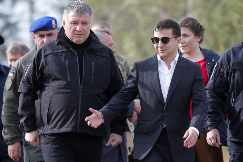 Владимир Зеленский и Арсен Аваков