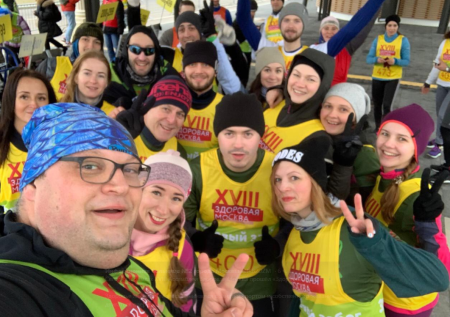 В зимнем забеге на ВДНХ приняли участие свыше 400 человек