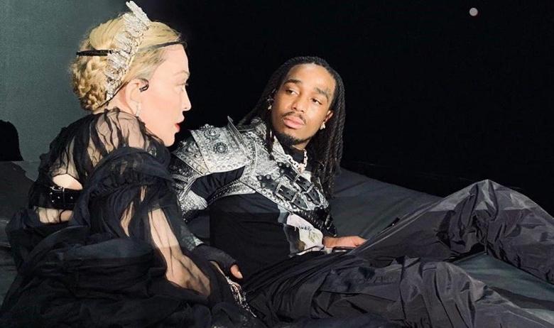 Певица Мадонна и рэпер Quavo