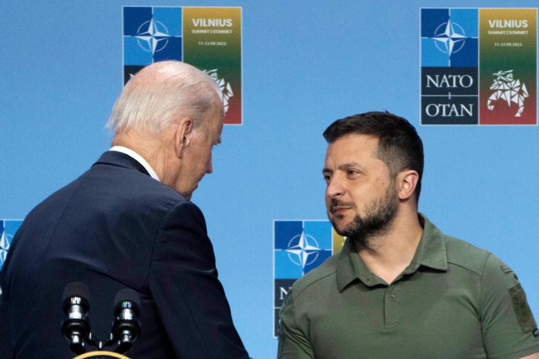 Джо Байден и Владимир Зеленский