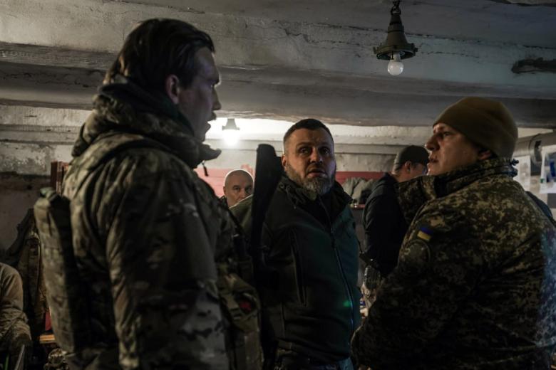 Солдаты ВСУ в зоне боевых действий