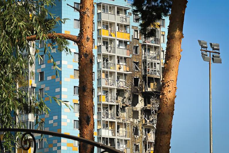 Последствия падения беспилотника в Раменском 