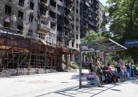 В Минобороны рассказали о темпах восстановления Мариуполя