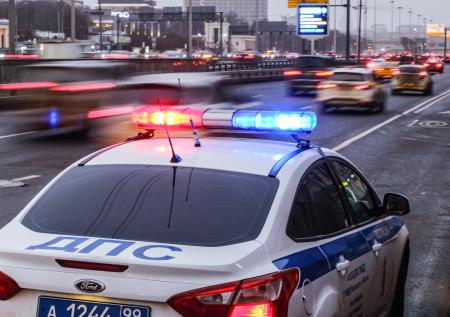 На МКАД произошла авария с участием трёх автомобилей