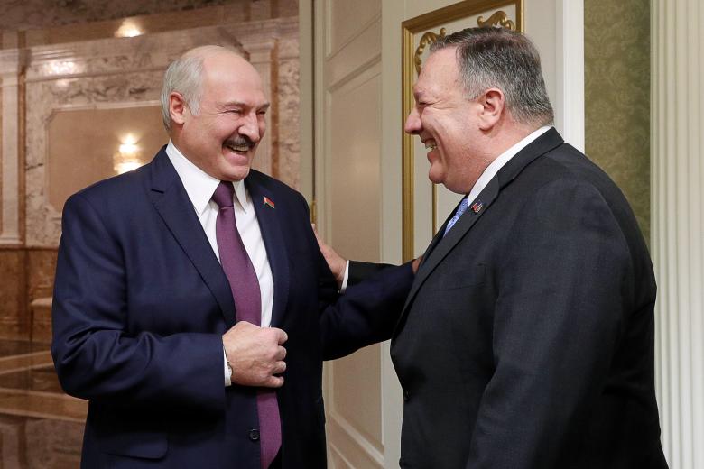 Александр Лукашенко и Майкл Помпео