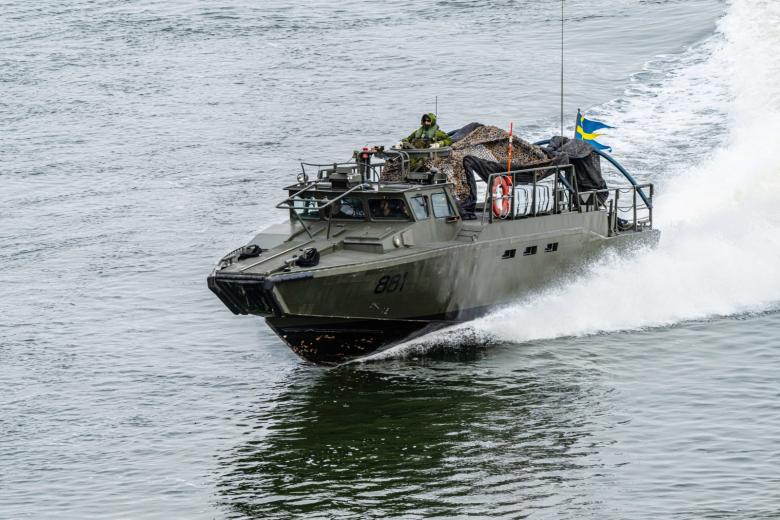 Военный катер Швеции