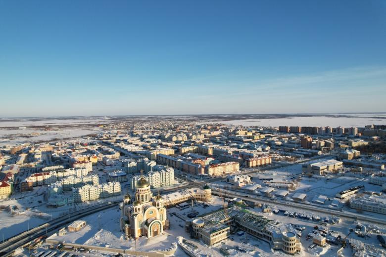Вид на Салехард
