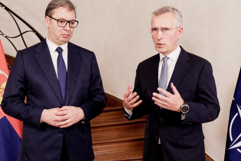 Александр Вучич, Йенс Столтенберг
