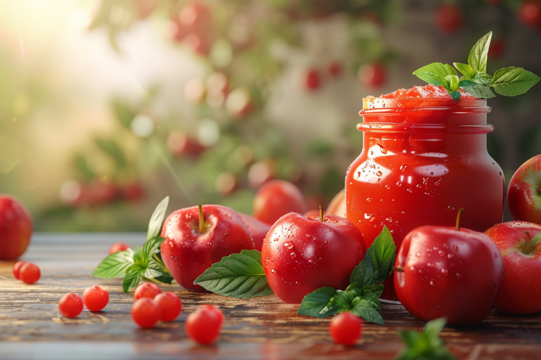 Томатная паста с яблоками