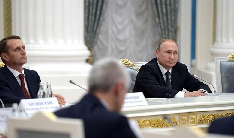 Сергей Нарышкин и Владимир Путин