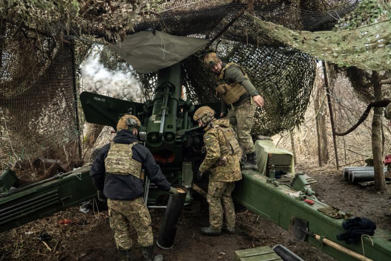 Солдаты ВСУ в зоне боевых действий